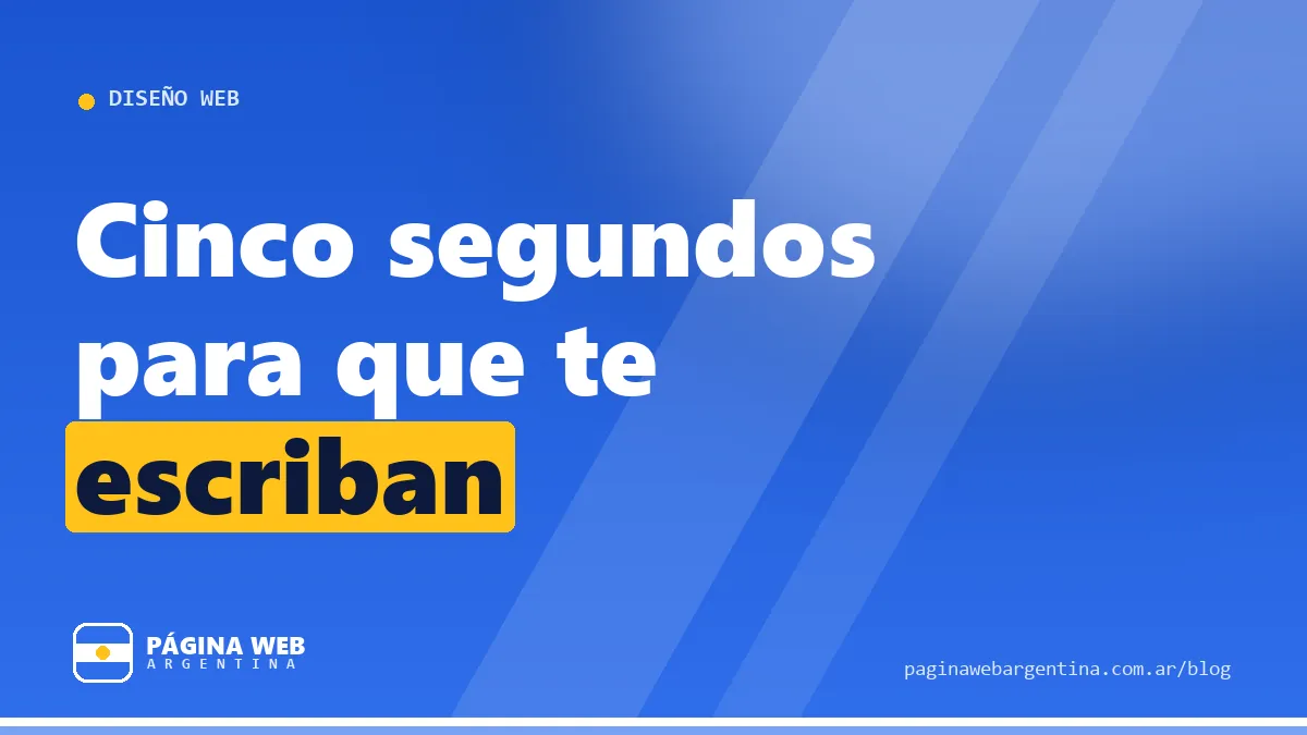 Los primeros segundos de tu home: 5 cosas que tiene que tener para que te escriban